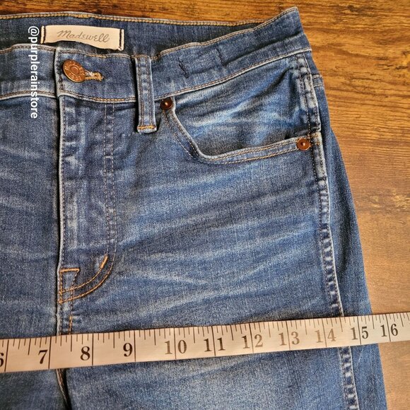 Madewell Jeans Size 28 Skinny 9" High Riser Polly Wash F5561 Stretch Denim - Picture 9 of 13